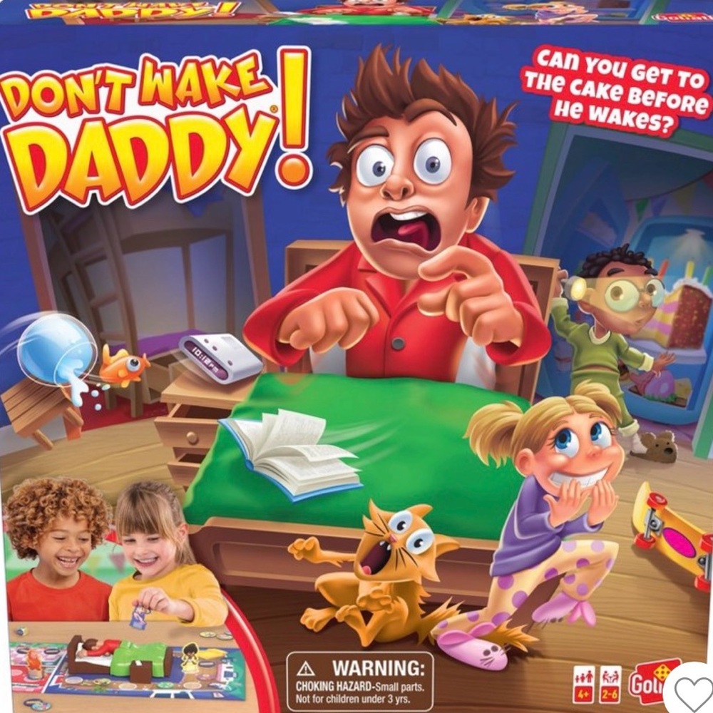 😂Don't Wake Daddy Board Game - Colorful Fun for Kids😂 Games Fun